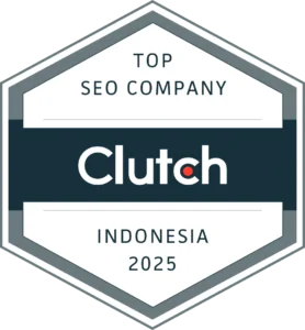 Badge Clutch Top SEO Company Indonesia 2025